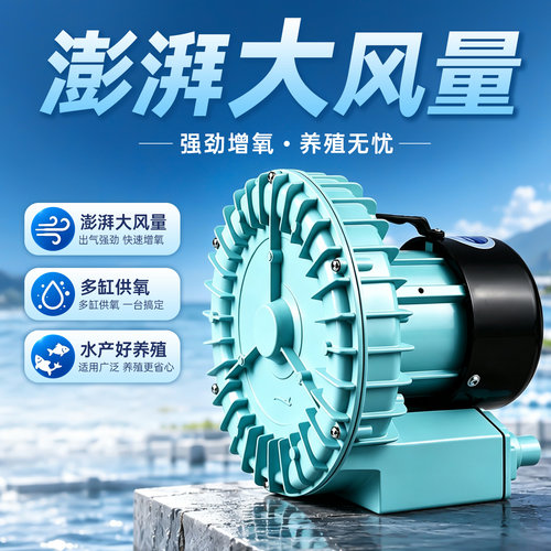 森森旋涡式大功率海鲜鱼池增氧泵