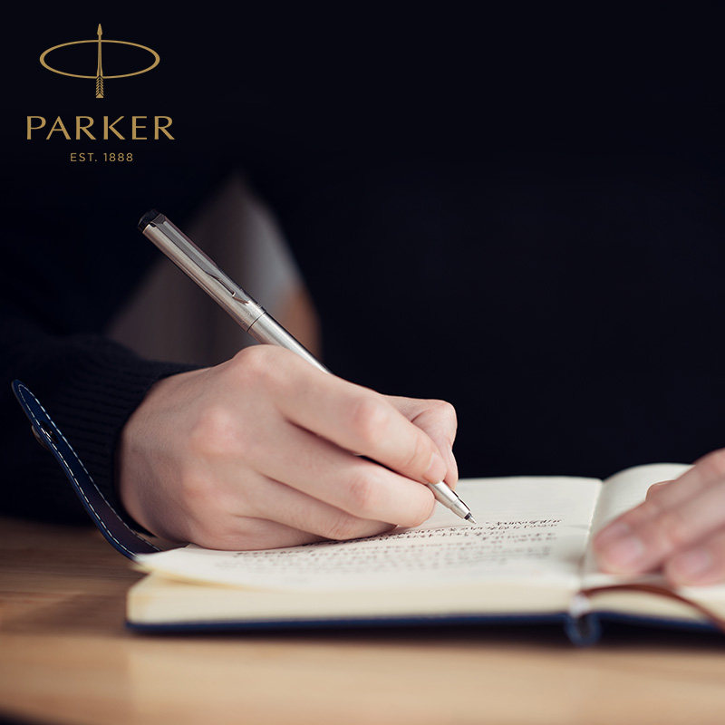 PARKER PARKER 서명 펜 공식 주력 카운터  WEIYA 강철 볼 볼펜 비즈니스 사무실 남성 및 여성 학생을위한 고급 선물 선물 서예 서명 펜 생일 졸업 선물 맞춤형 조각