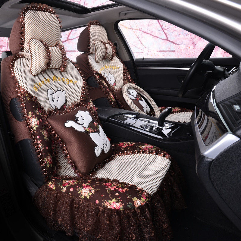 全包围坐套19款新款女士四季通用汽车座套可爱卡通夏季冰丝坐椅垫|ruв категории автомобиль/товаров/аксессуары/переоснащение, автомобильных принадлежностей/аксессуары, лимузин специальный чехол - от Buy2taobao.com для оказания профессиональной услуги покупки агента Taobao