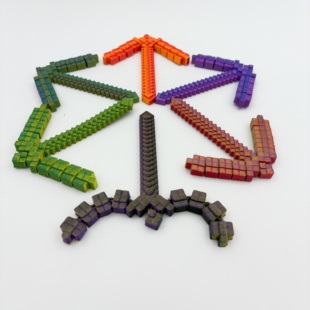 3d打印我的世界镐子模型手办摆件可变形玩具游戏周边儿童生日礼物