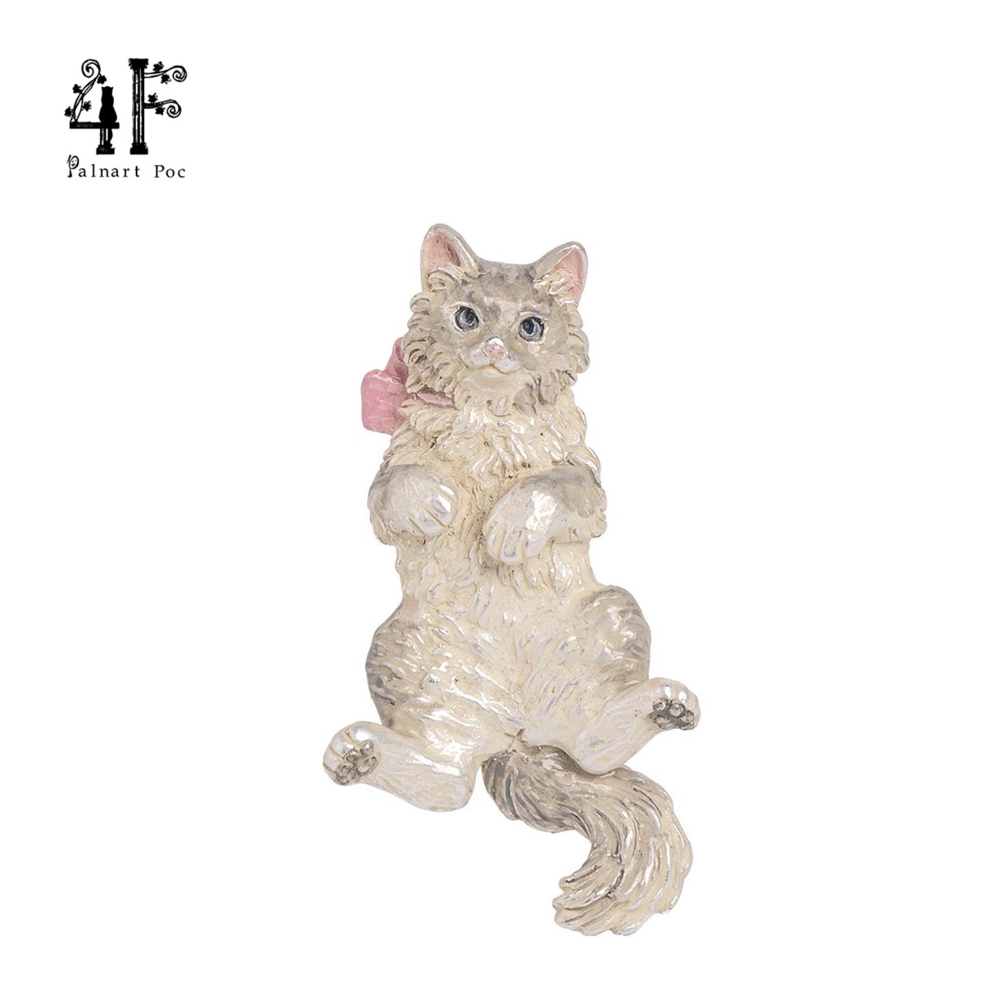 日本手作4F小猫的目光胸针