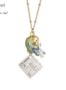 PalnartPoc筑巢匠人牡丹鹦鹉项链