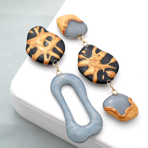 Tellu日系手工独特夸张小众耳环