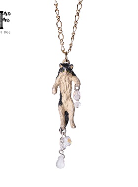 小众配饰palnartpoc落汤猫黄铜