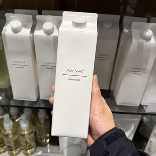 日本产 无泡皂质洗手液600ml MUJI无印良品 洗手液