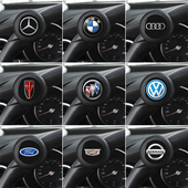 汽车单手拐弯倒车省力打方向盘助力球器轴承式 金属旋转向器柄神器