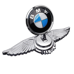 适用于宝马车标BMW机盖标1系3系5系7系 X3X5X1前标改装引擎盖立标