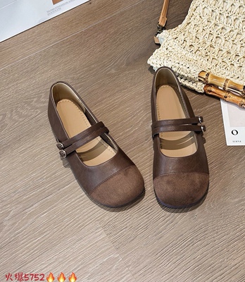 罗曼风情圆头勃肯鞋女