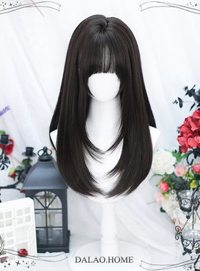 大佬家假发黑长直Lolita全头套女「2497」仿真自然二次元长发头套