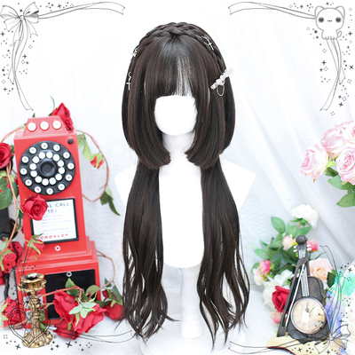 taobao agent Curly wig, helmet for princess, set, Lolita style