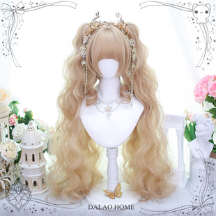 大佬家二次元 假发女lolita短卷「如心」自然刘海双马尾修脸短发