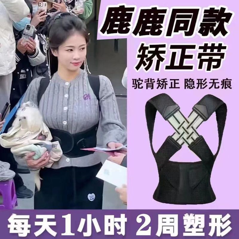 带贝贝佳驼背直背成人护腰矫正矫姿带挺胸带神器学生骄姿驼背支撑