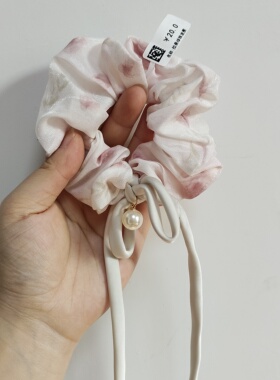 （满15包邮发货）永诗珠光纱蝴蝶结飘带肠圈