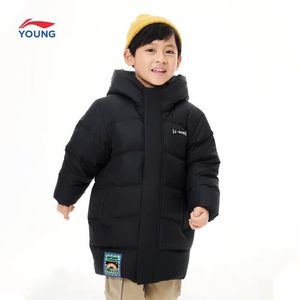 李宁童装儿童羽绒服男女童冬季防寒保暖经典版型中羽绒服