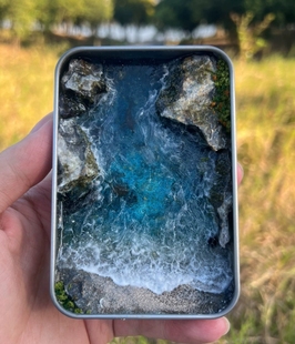 半岛铁盒diy微缩海洋景观手工模型海景套装材料包微观造景小摆件