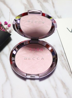 现货Becca粉紫色高光偏光Prismatic Amethyst 巴黎铁塔7g