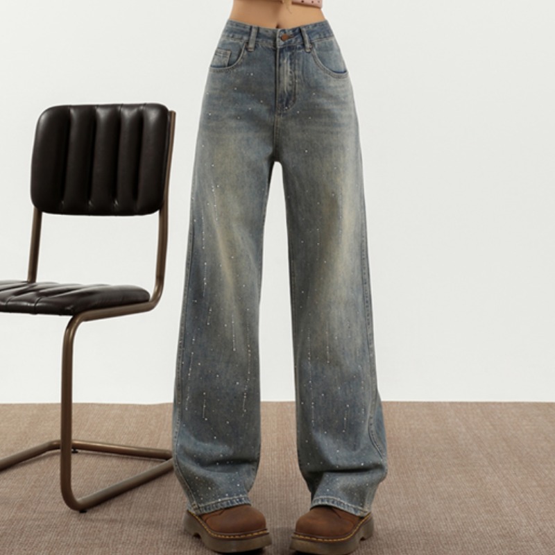 高个子175cm加长牛仔裤女春秋季