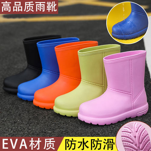 防水雨靴女日系外穿轻便防臭雨鞋