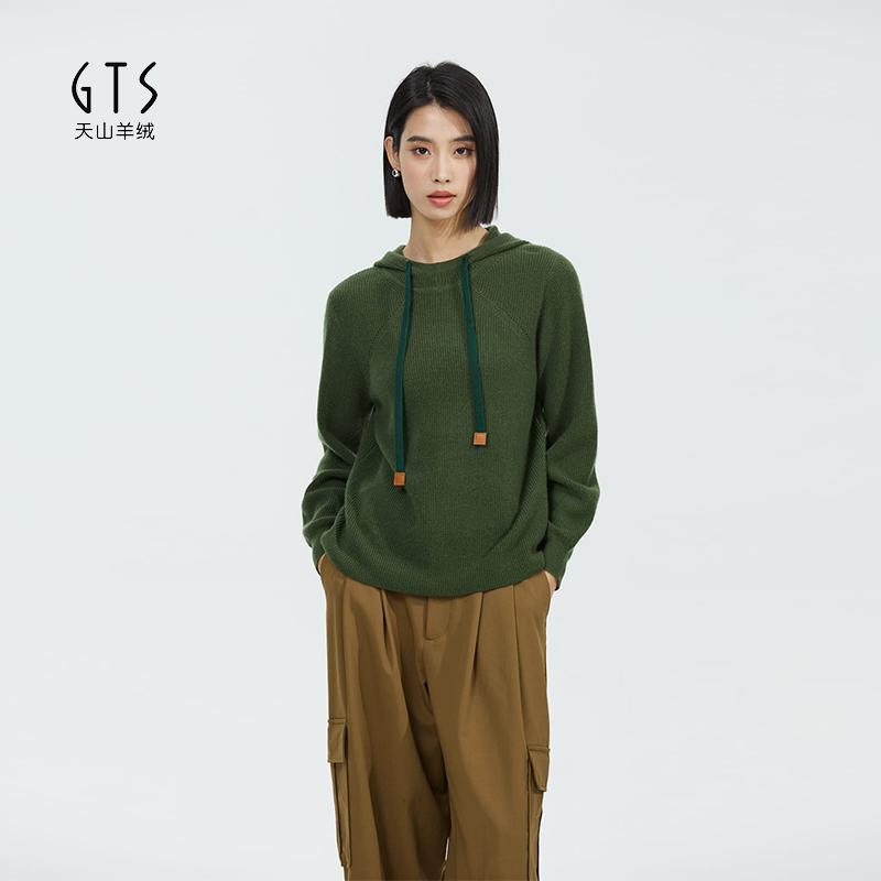 长袖女士毛衣套头圆领