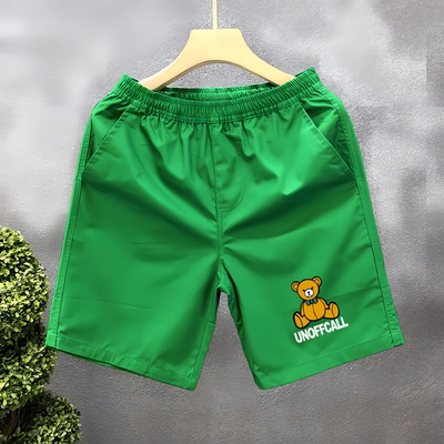 快手同款社会精神小伙三分帅气男生短裤韩版修身速干直筒弹力时尚