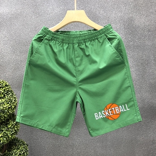 外穿冰丝网红情侣短裤 子男五分沙滩裤 宽松潮牌精神小伙裤 2026夏季