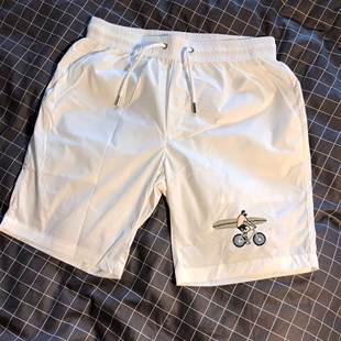 美式 薄款 宽松速干休闲三分裤 子大码 冰丝篮球短裤 潮牌运动裤 男夏季