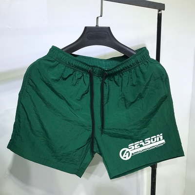 篮球运动短裤男宽松夏季大码速干美式男士网眼冰丝沙滩健身五分裤