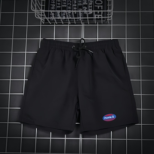三分短裤 修身 纯色男韩版 社会精神小伙中裤 夏季 潮牌沙滩裤 网红薄款