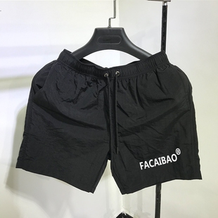 短裤 男士 修身 三分裤 子 社会精神小伙运动裤 休闲情侣休闲沙滩裤 同款