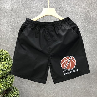 半裤 宽松大裤 衩沙滩中裤 短裤 子休闲五分裤 夏季 运动速干冰丝裤 男士