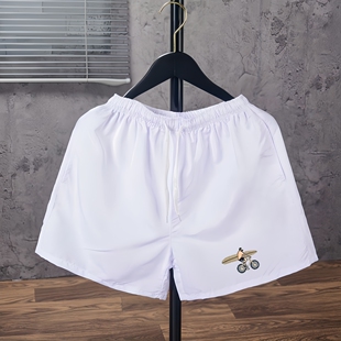 男士 宽松弹力中裤 9.9 包邮 潮 冰丝速干三分裤 健身运动沙滩裤 男大码