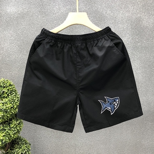 四分潮流外穿中裤 速干短裤 精神小伙半截裤 潮牌休闲沙滩裤 薄 男夏季