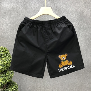 男潮牌薄款 外穿篮球运动短裤 速干裤 子五分中裤 衩 夏季 宽松大裤 新款