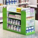 中岛双面展示柜超市促销 台货架药店玻璃柜台药店展示柜母婴店收纳