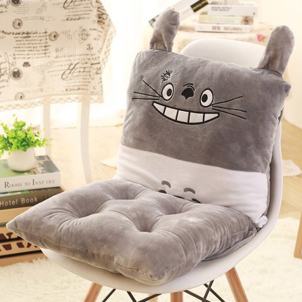 连体坐垫靠垫一体办公室椅垫地板加厚学生座垫餐椅板凳子屁股垫子