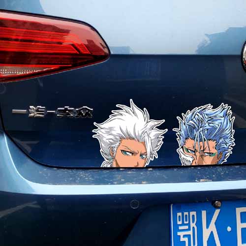 汉魂贴纸适用Ichigo Toushirou Peeker动漫死神电动摩托车贴 5815