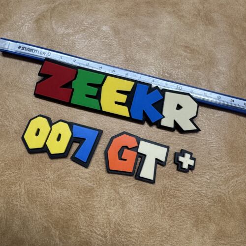 适用于ZEEKR极氪007GT+马里奥风格彩色3D立体贴  可定制 271