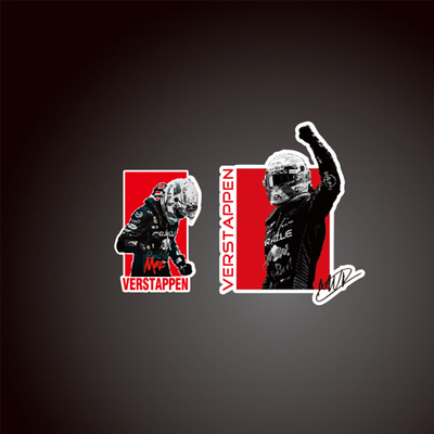 维斯塔潘贴纸Max Verstappen卡丁车贴纸定制车贴赛车贴纸8115