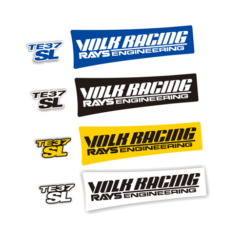 汉魂贴纸适用于Volk Racing TE37SL贴花轮毂条替换轮圈贴纸 7428