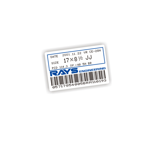 适用于日本材料 RAYS 规格高品质替换贴花贴纸定制车贴7708