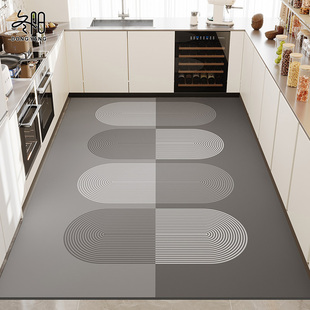 厨房地垫大面积全铺专用防水脚垫满铺吸水垫防滑防油可擦免洗地毯