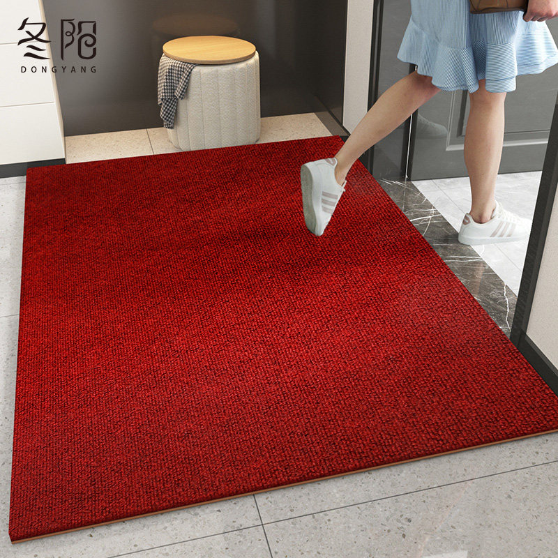 入户门地垫进门门口脚垫2024新款门外红色喜庆玄关门垫可裁剪地毯,居家布艺,入户地垫,淘宝优惠券,粉丝福利购,淘宝优惠卷