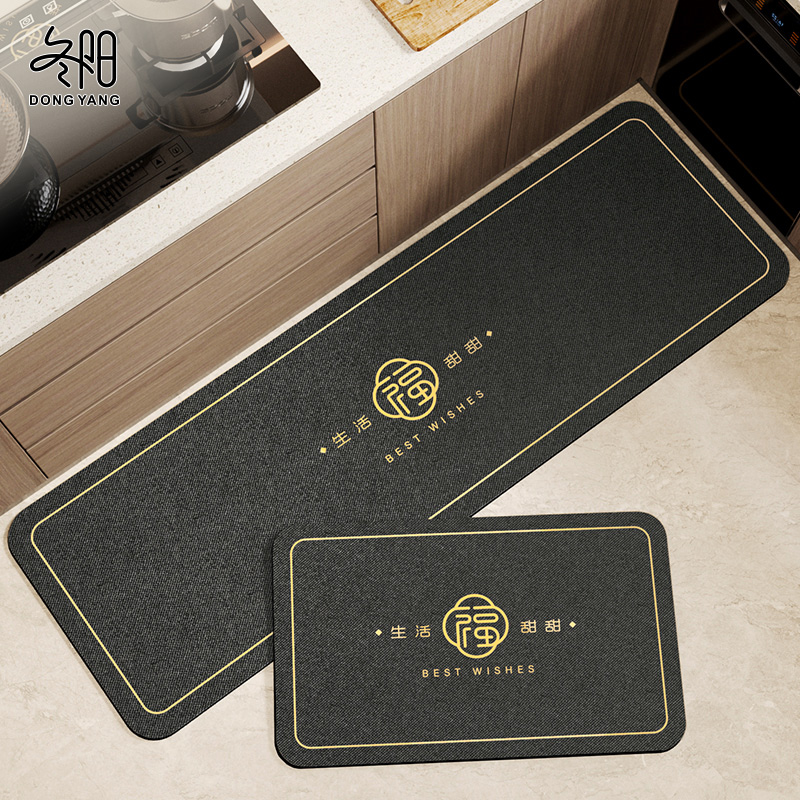 厨房防滑防油地垫2025新款长条