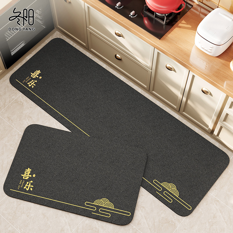 厨房防滑防油地垫高端长条垫子