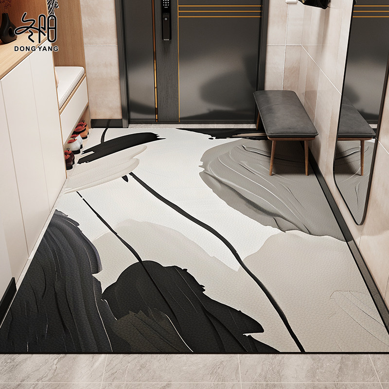 地垫入户门垫进门2025新款pvc可擦免洗门口脚垫玄关皮革防滑地毯,居家布艺,入户地垫,淘宝优惠券,粉丝福利购,淘宝优惠卷