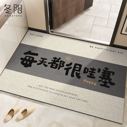 地垫入户门垫耐脏进门大门口脚垫门外2024新款可裁剪玄关丝圈地毯