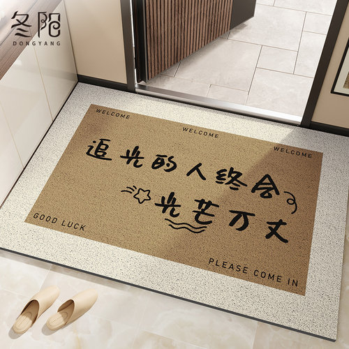 丝圈入户门地垫进门大门口地毯