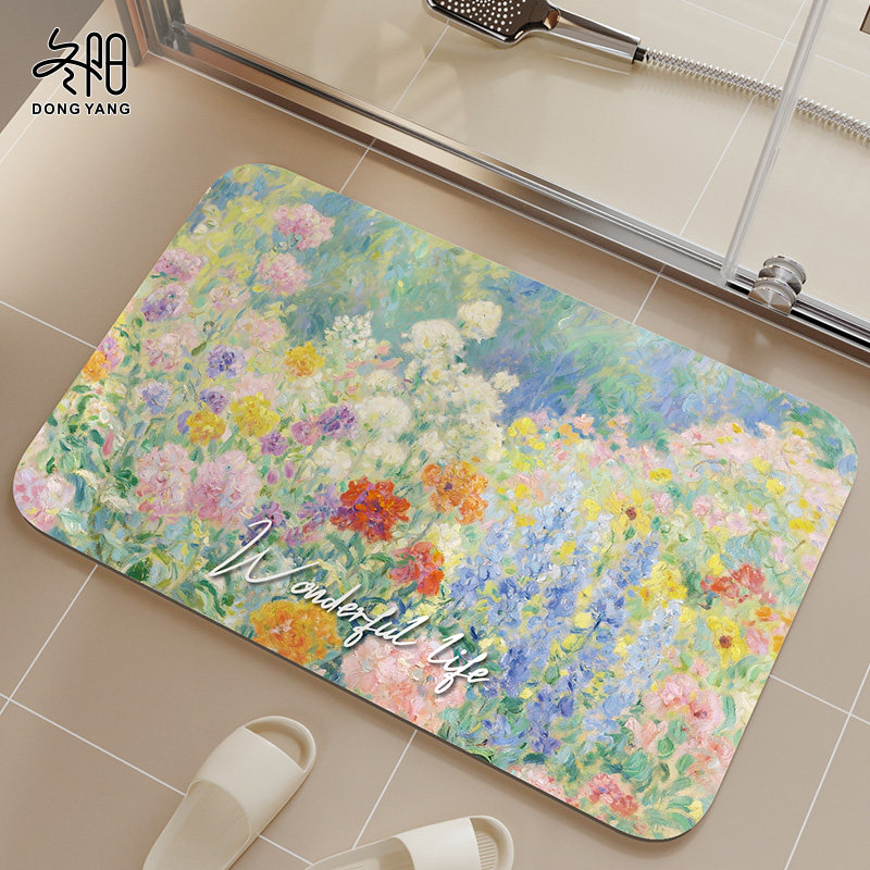 卫生间地垫浴室吸水垫洗手间门口脚垫防滑硅藻泥地毯厕所家用垫子,居家布艺,家用脚垫,淘宝优惠券,粉丝福利购,淘宝优惠卷