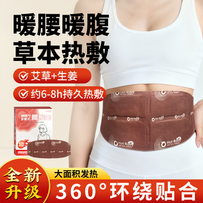 艾草暖腰贴艾灸加热敷贴宝宝护腰