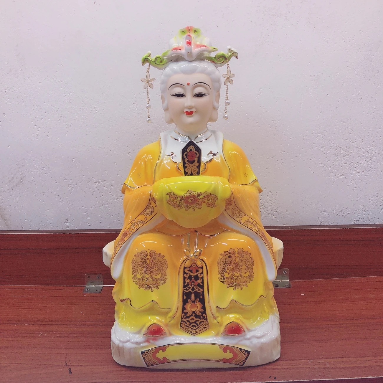 高档陶瓷凤冠老母碧霄元君妈祖神像海神娘娘神像泰山奶奶无生老母